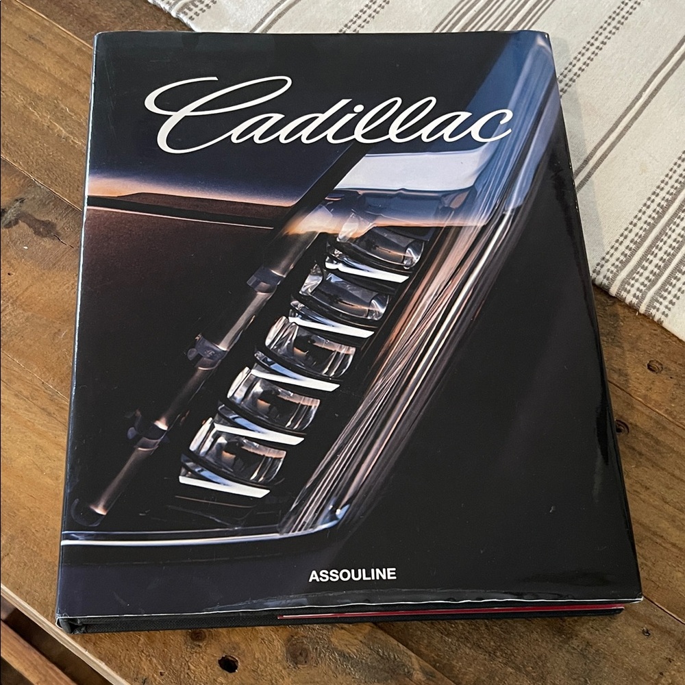 Assouline Cadillac Book with Black and Silver Cover